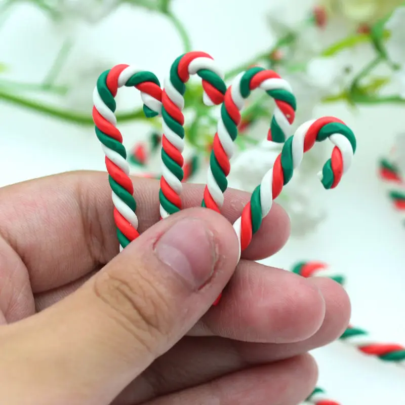 3x37 мм Полимерная глина витая Рождественская Конфетница рождественские