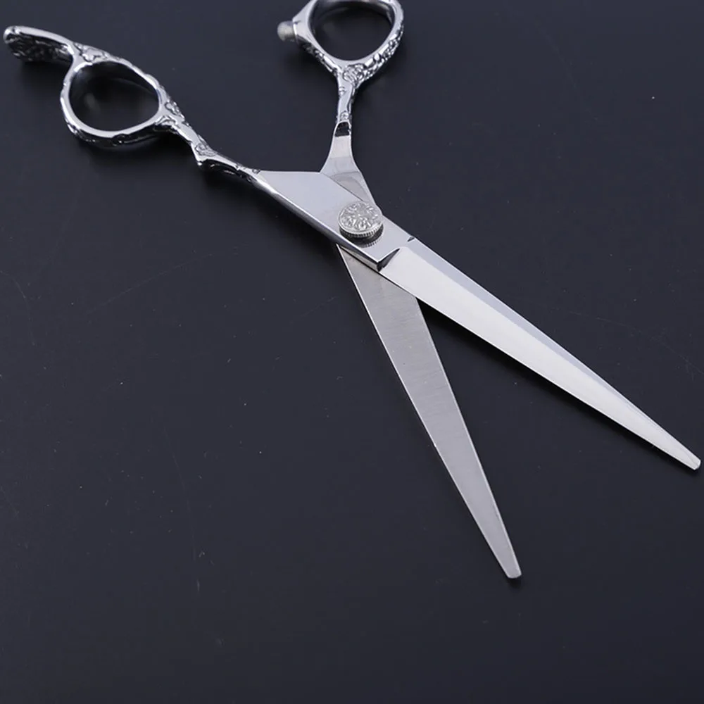 Профессиональные 440c Стальные 7 дюймовые сливовые ножницы для стрижки волос
