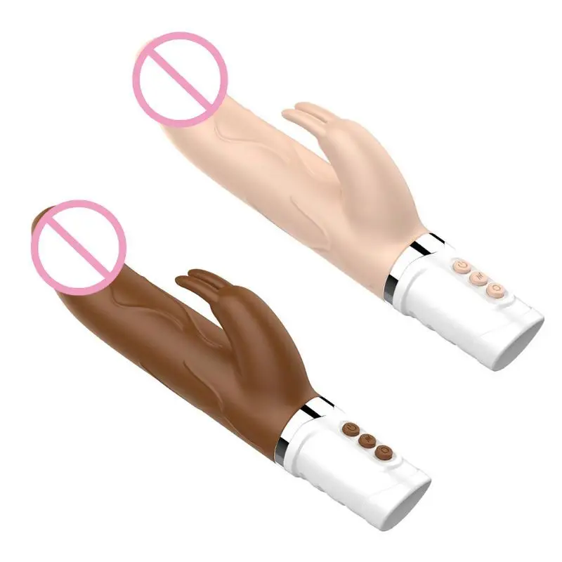 12 Частотный Вибрационный нагрев Телескопический вращающийся бисер G Spot двойной