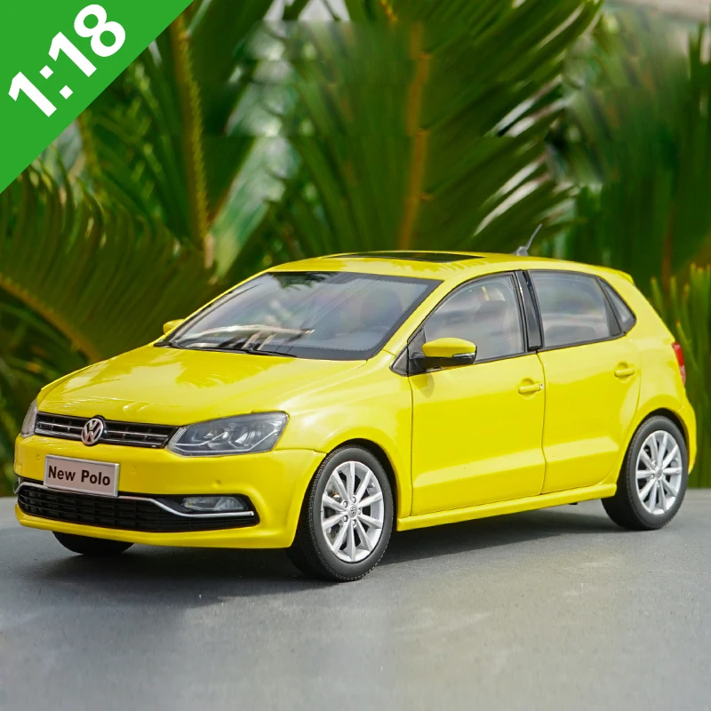 Оригинальная коробка 1:18 Высокая тщательность VW 2012 2013 2016 модель автомобиля из