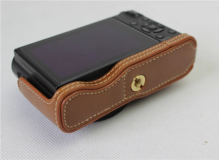 Кожаный чехол для камеры полусумка Panasonic LX10 LUMIX | Электроника