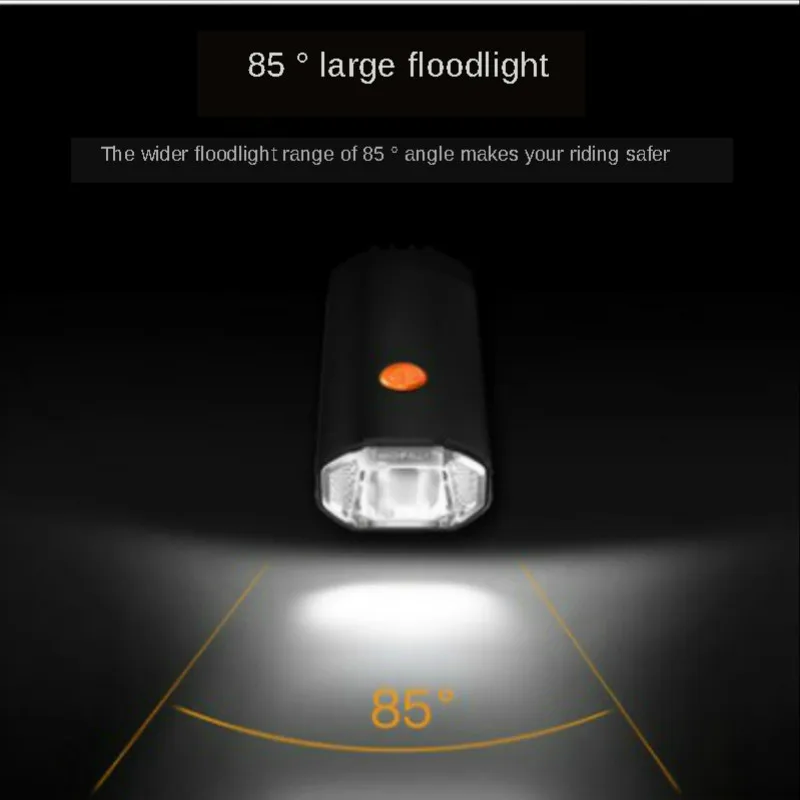 Фонарь велосипедный передний с зарядкой от USB 800 лм | Спорт и развлечения