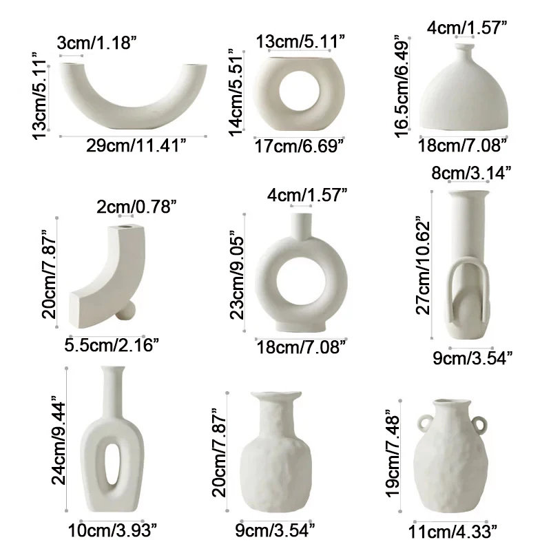 

Nordic Ins Ceramic Vase Home Decoration Ornaments Crafts Vegetarian Ceramic Flower Pot Art Vases Home Decoration Ornament Gifts