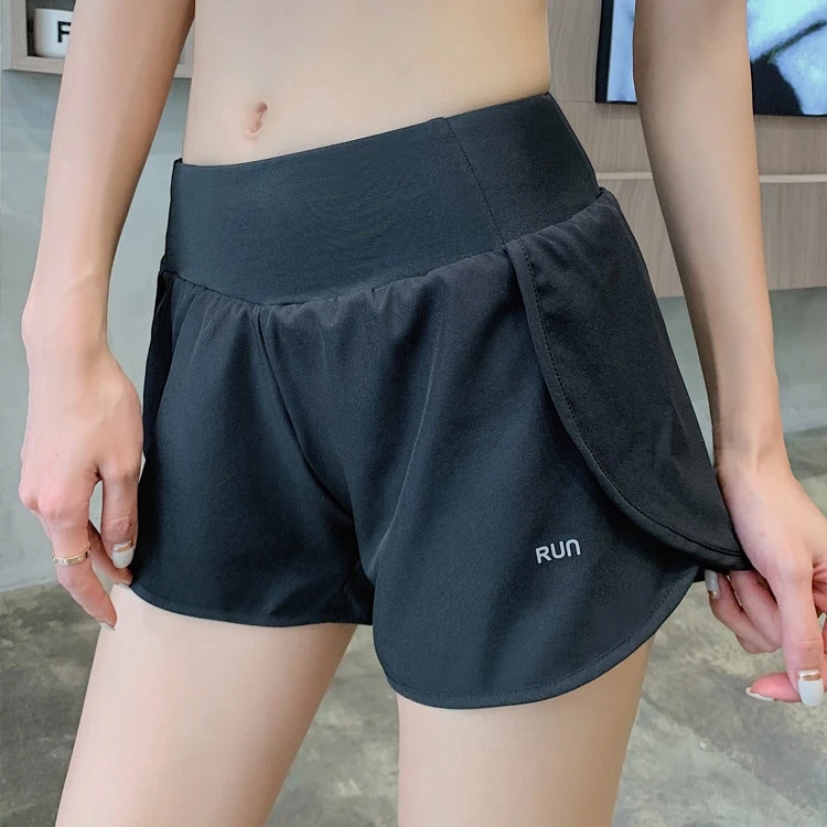 Шорты женские для бега на большие расстояния светильник свободные легкие