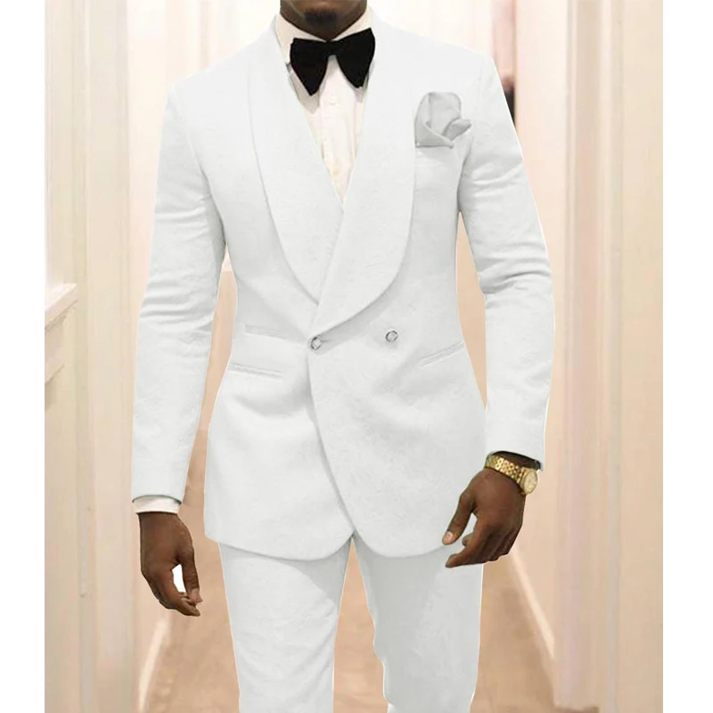 Double Breasted Mint Green Men Suits for Prom Floral Jacquard Slim fit Wedding Tuxedo 2 piece Custom Man Fashion Blazer wth Pant | Мужская