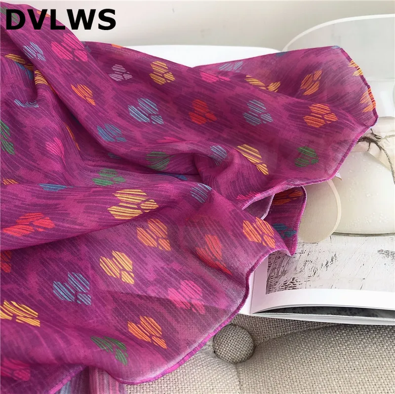 Корейский маленький теплый шарф весна лето осень женский хлопковый шелковый