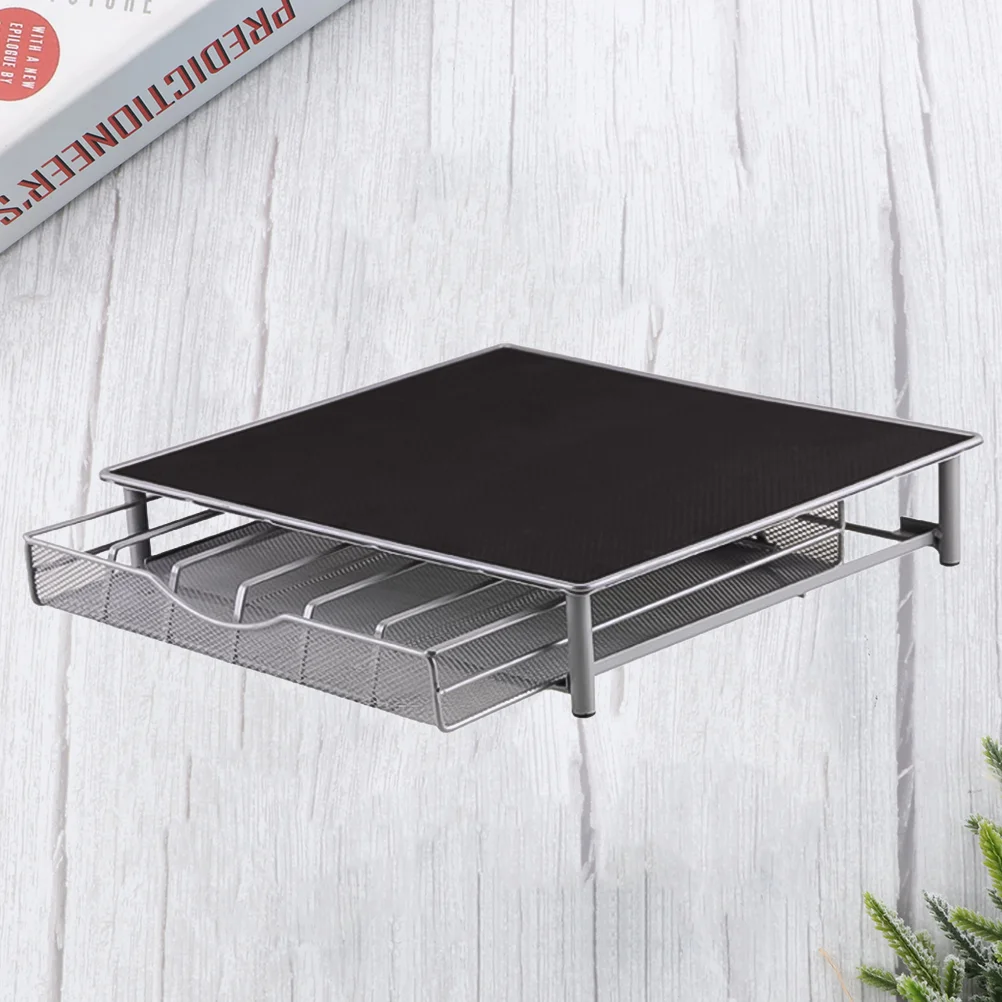 

1PC Drawer Type Capsule Coffee Storage Rack Iron Holder Large Capacity Organizer Portable Coffee