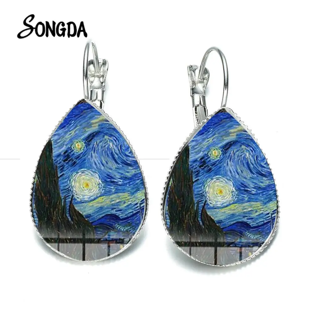 Серьги с подсолнухами женские классические очаровательные украшения в виде