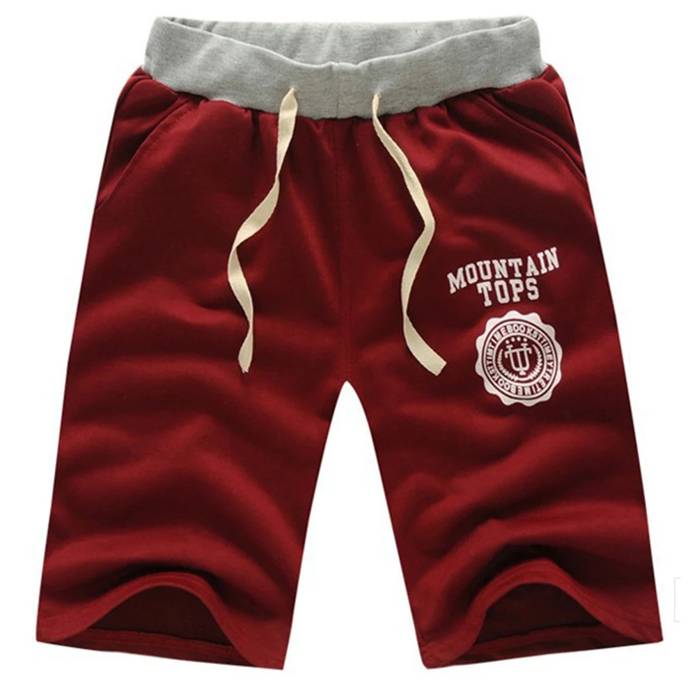 Шорты мужские с эластичным поясом модные штаны для дома и пляжа карманами