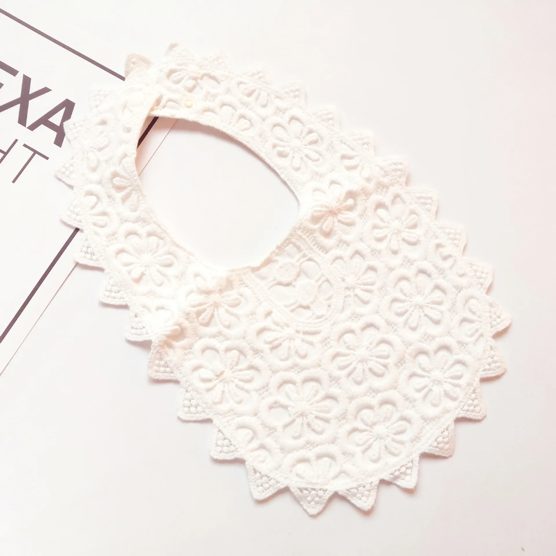 Элегантный милый нагрудник принцессы для младенцев новорожденных накладной