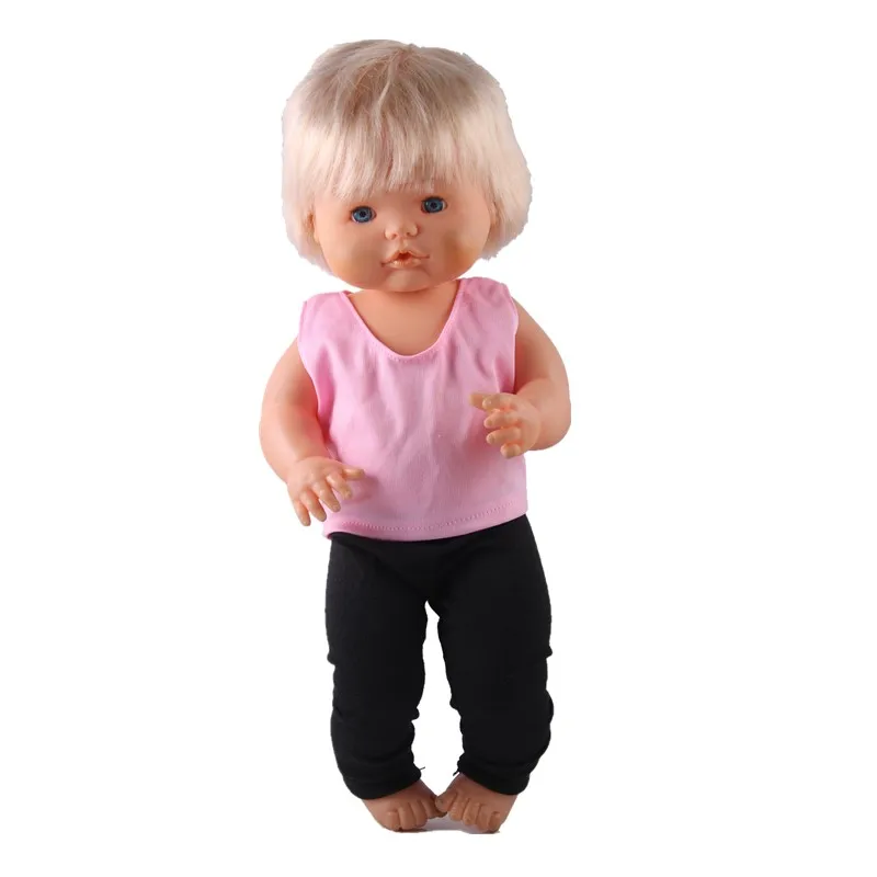 41 см Nenuco Кукла Одежда Nenuco Ropa y su Hermanita различные наряды Куклы для 16 дюймов My Little Nenuco кукла - Цвет: vest black pant