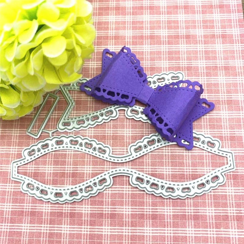 

Bow Metal Cutting Dies Stencil Scrapbooking DIY Album Stamp Paper Card Embossing Decoration