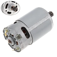 rs550 mini motor dc 12 6v electric drill motor nine teeth use for single speed electric drill screwdriver gear motor