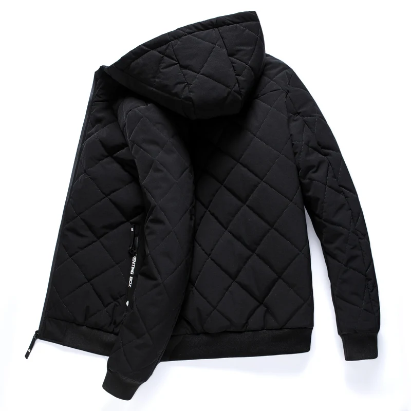 ANSZKTN New Winter Jackets Parka Men Autumn Winter Warm Outwear Slim Mens Coats Casual Quilted Jackets
