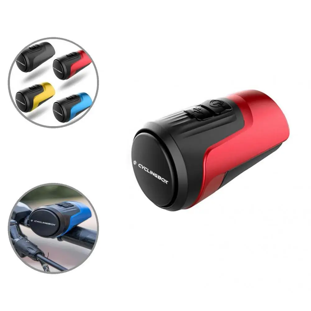 

Useful Charging Bike Horn With Alarm Function Long Endurance Electric Bike Horn High Strength for MTB Bicycle