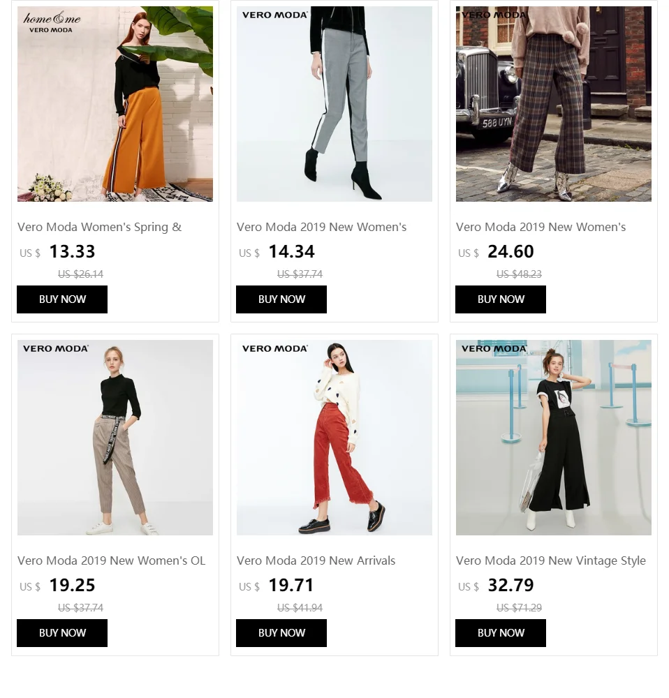 Vero Moda/Новые повседневные хлопковые укороченные брюки с высоким голенищем редиска | 318250520