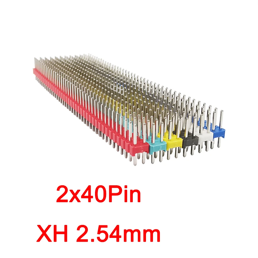 30/60 Pcs Pitch 2.54mm 40 Pin 2x40P Breakable Double Row Male Plug Pin Header Strip Terminal Straight Needle Connector DIY Kit 30/60 Pcs Pitch 2.54mm 40 Pin 2x40P Breakable Double Row Male Plug Pin Header Strip Terminal Straight Needle Connector DIY Kit