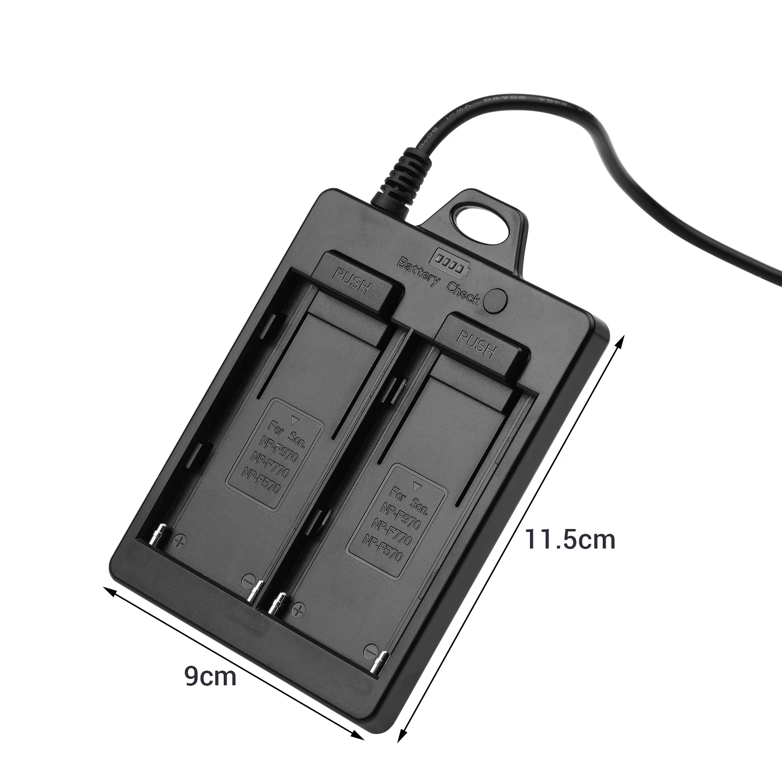 Студийная аккумуляторная пластина с креплением для разъема постоянного тока 5 5*2