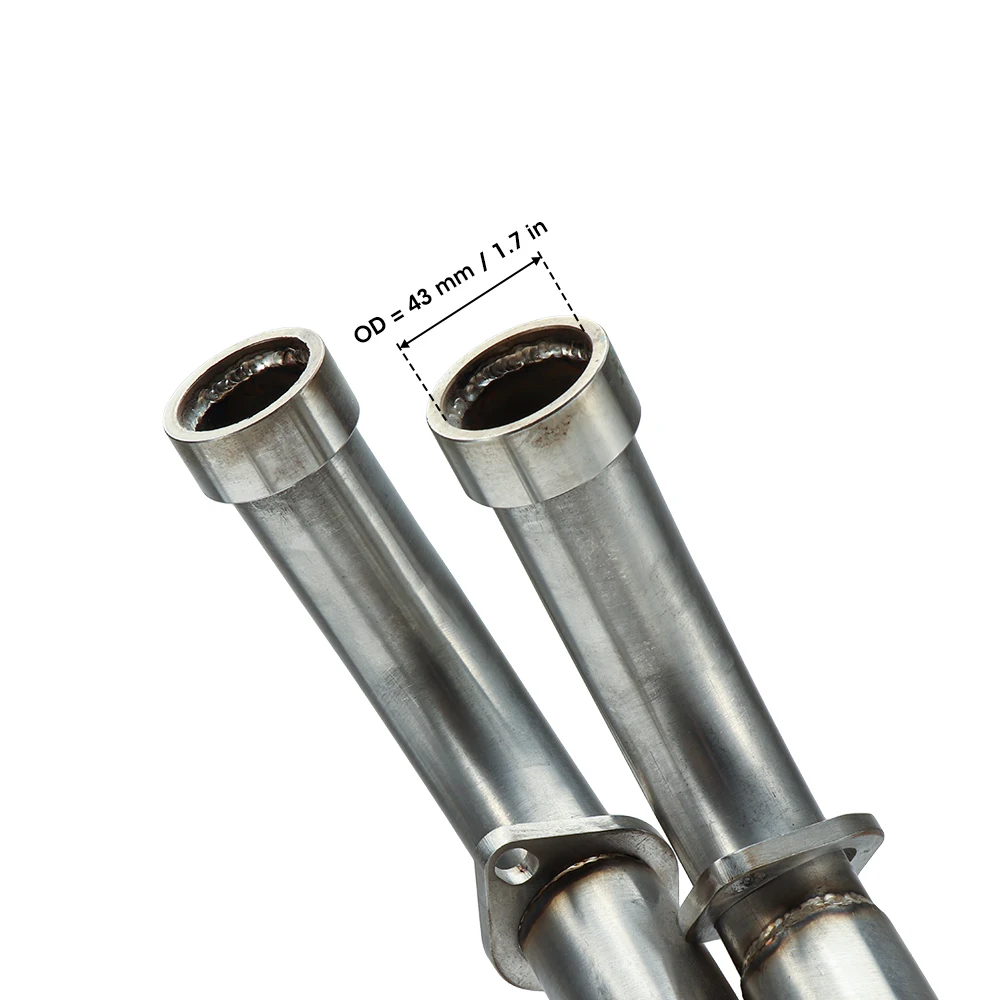 

KEMIMOTO Full Exhaust System Header Loop Front Pipe Muffler For Yamaha FZ-07 MT-07 MT07 2014-2020 Exhaust Pipe accessories