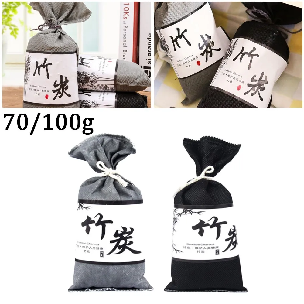 

70g/100g Car Air Purifier Deodorizing Bamboo Charcoal Bag For Car Car To Purify The Air The Deodorizing Bamboo Charcoal Bags