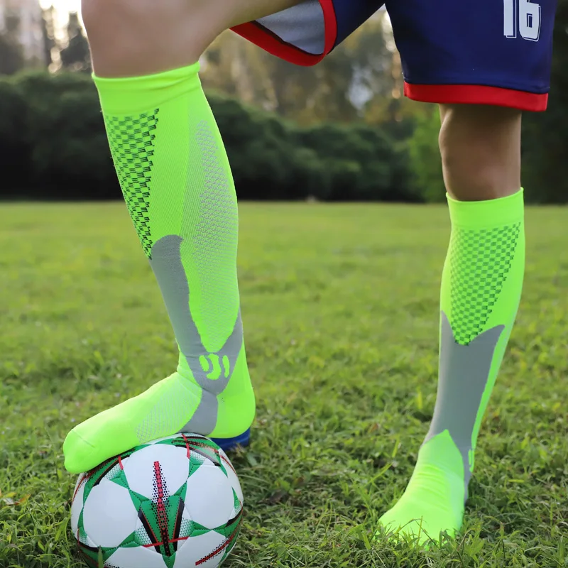 Мужские дышащие быстросохнущие удобные профессиональные футбольные носки
