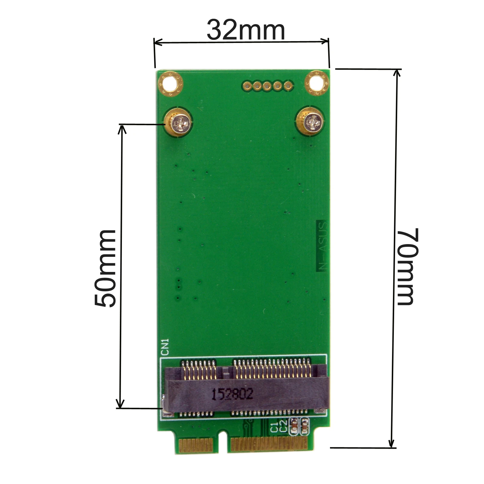 Кабель 3x5 см адаптер mSATA для 3x7 Mini PCI-e SATA SSD Eee PC 1000 S101 901 | Электроника