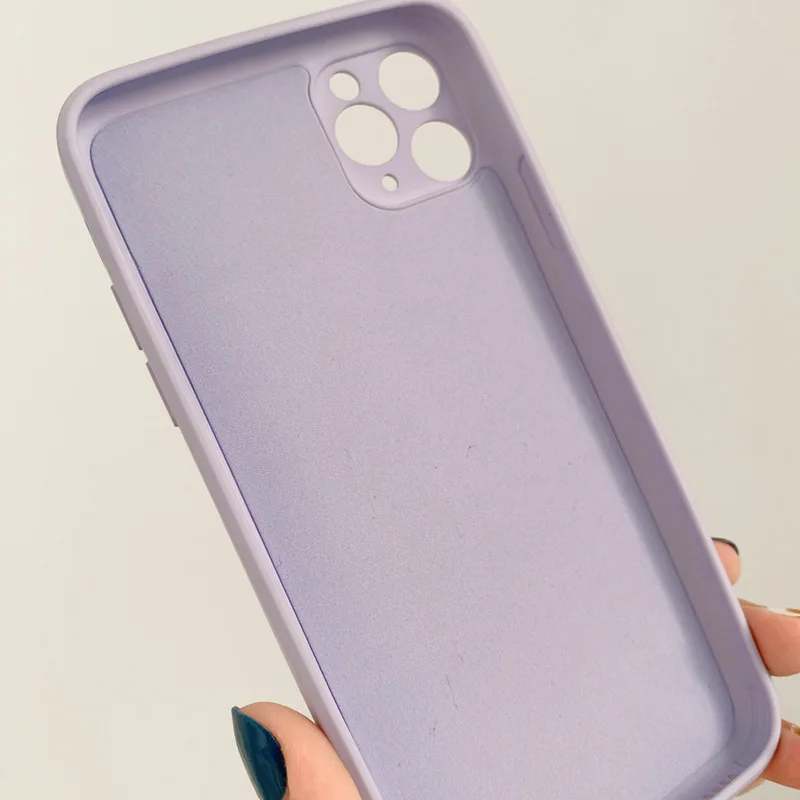 

Liquid Silicone Cartoon Ins Girl IPhone12 Mobile Phone Case for Apple X Suitable for Xs Max New 11pro Soft8 Anti-fall Protection