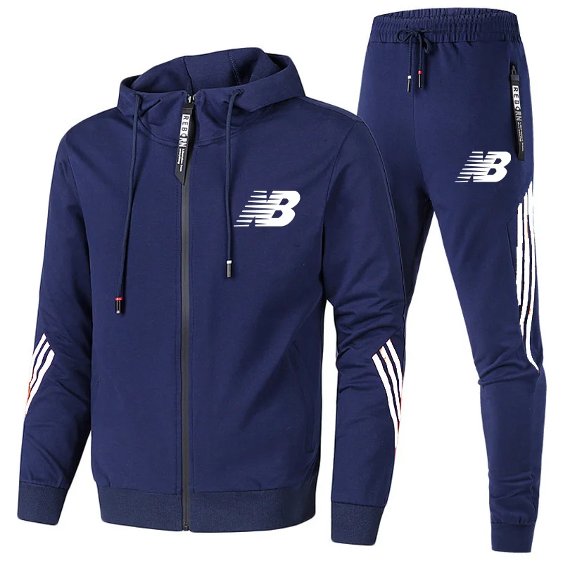 

Men's Jacket Set Jacket + Athleisure Pants, 2 Piece Set, 2021 Men's Casual 7 Style 5 Size M-3XL