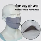 Дышащая Маска для лица от пыли для взрослых, Спортивная маска для защиты от запотевания, регулирующая пряжка, маска для лица, многоразовая, используемая