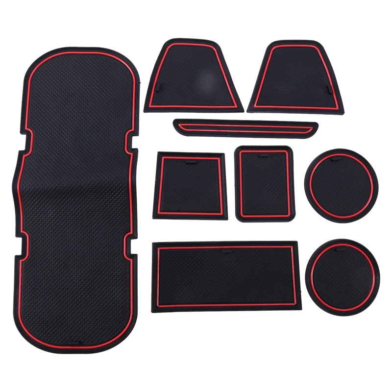

2 Set Car Accessories:1 Set Cup Holder and Center Console Inserts & 1 Pcs Central Control Air Outlet Vent Cover Sticker
