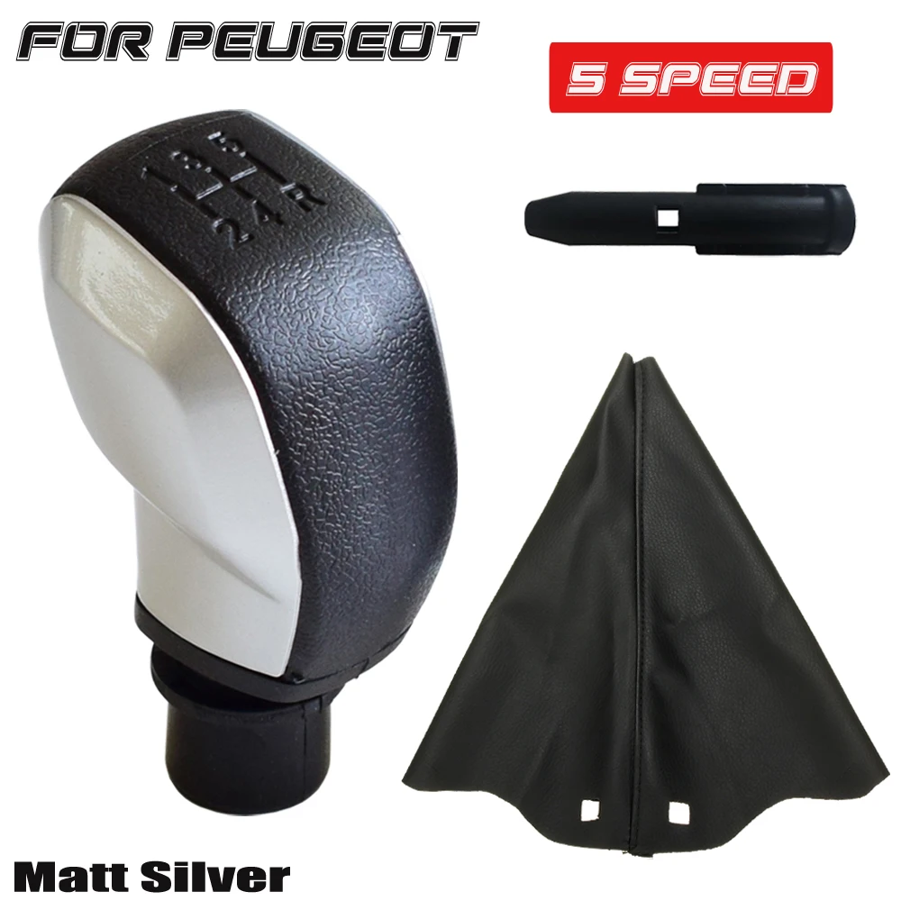 5 Speed MT Gear Shift Knob Chrome For Peugeot 307 206 207 308 2008 5008 for Citroen C2 C3 C4 Sega Triumph Senna Elysee Picasso | Автомобили