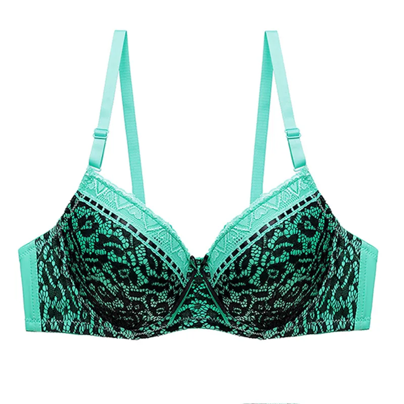 

Women's Sexy Bare Midriff Bra Lace-up Underwear Floral Transparent Lace Bra Top Seamless Bra Cropped Women's Underwearlingerie