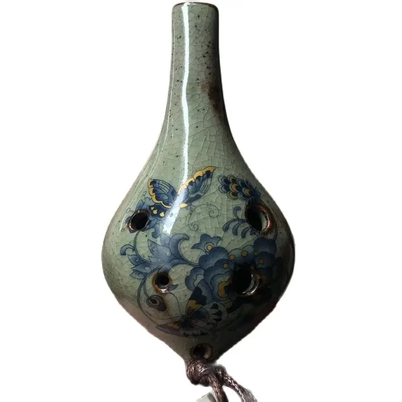 

Цзиндэчжэнь, изысканное китайское керамическое украшение с шестью отверстиями Ocarina