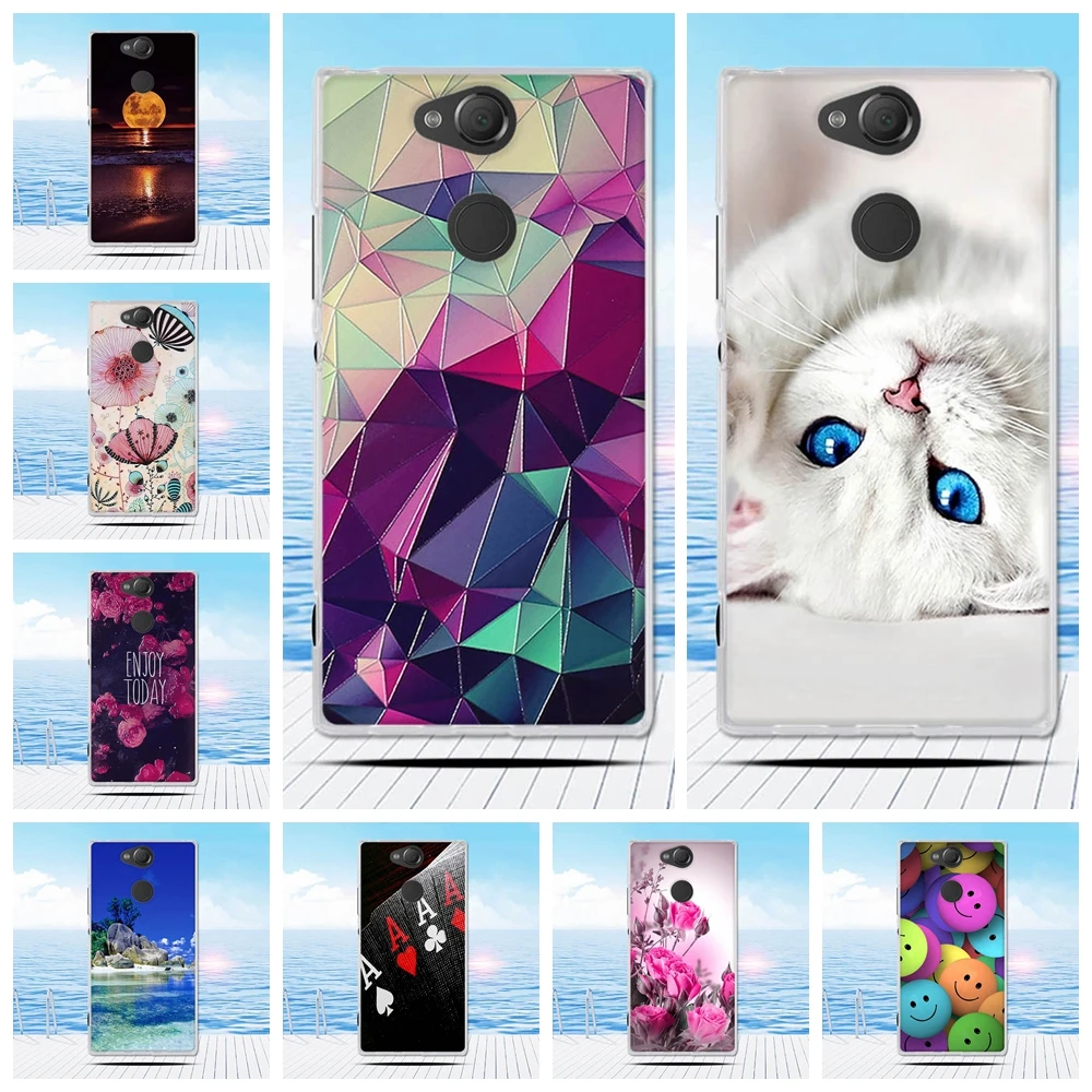 Для sony Xperia XA2 XA 2 Ультра чехол Роскошный мягкий TPU чехол с узором для sony Xperia XA2 чехол для sony Xperia XA2 Ultra чехол s