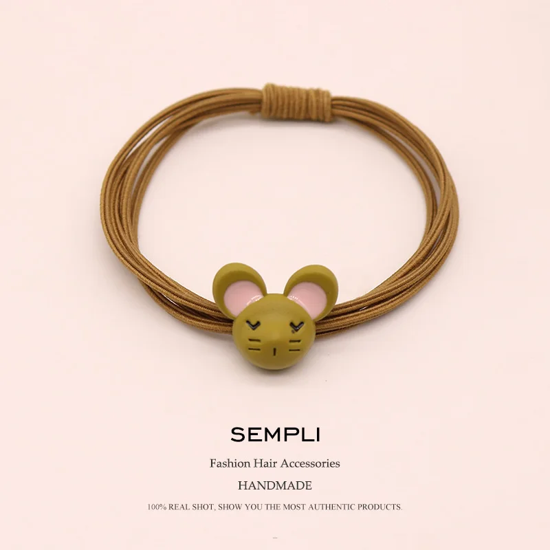 Резинка для волос Sempli из сплава эластичная нейлоновая лента с узлом ручной