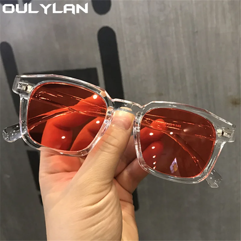 

Солнечные очки Oulylan в винтажном стиле UV400 для мужчин и женщин, модные брендовые дизайнерские солнечные очки в маленькой оправе, для отдыха на...
