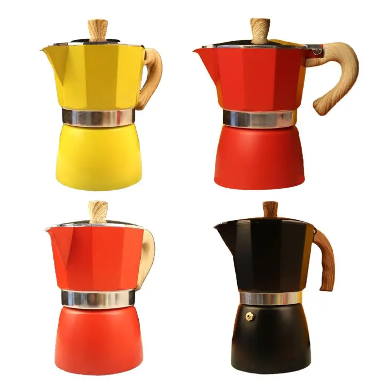 Aluminum Percolator Stove 3/6 Cup Top Pot Household Kitchen 