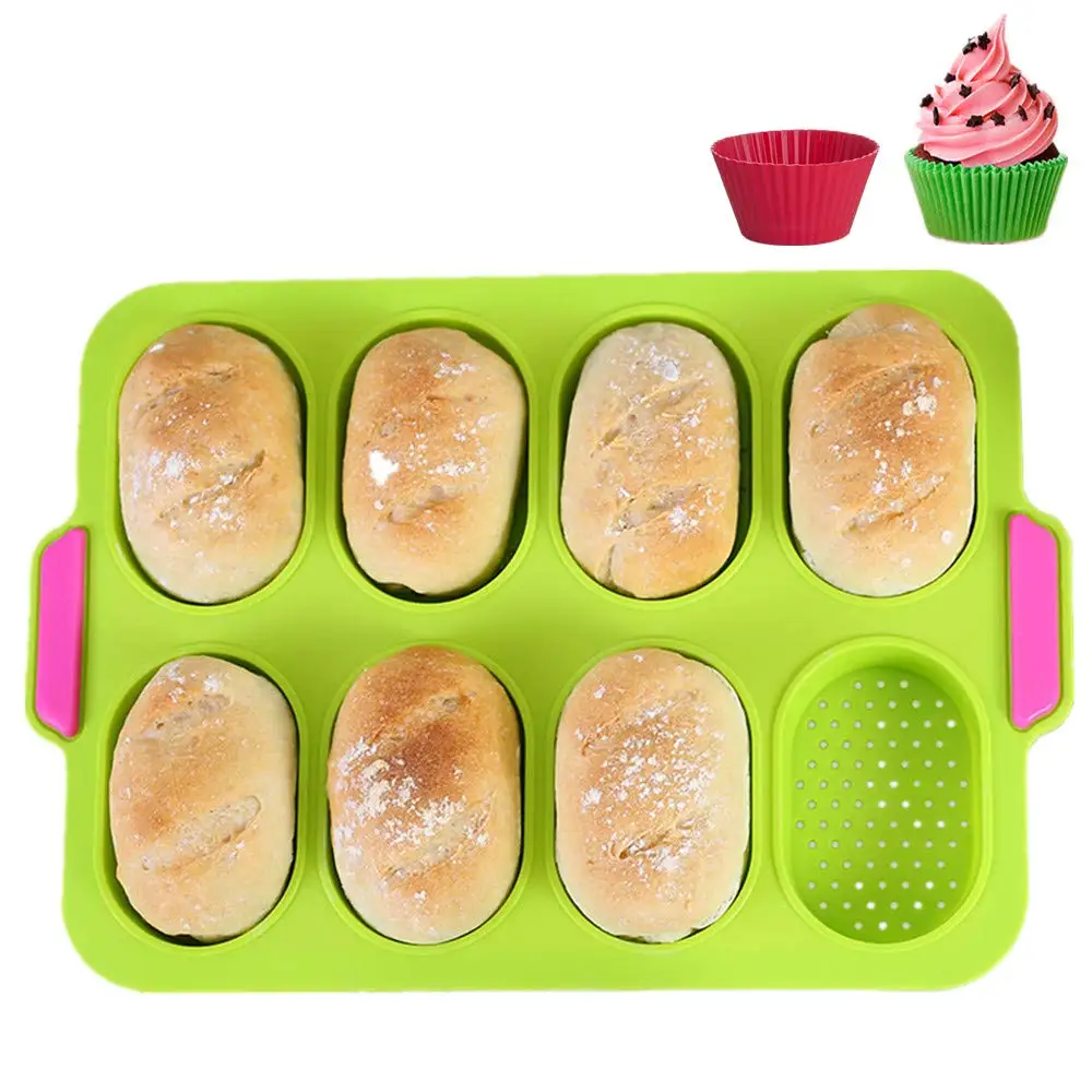 Силиконовая форма для торта прямоугольная перфорированная выпечки хлеба