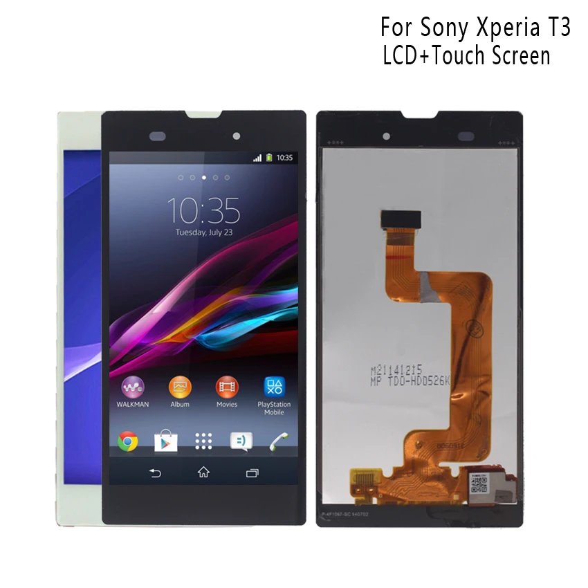 Протестированный для SONY Xperia T3 ЖК дисплей M50W D5103 сенсорный экран дигитайзер Sony с