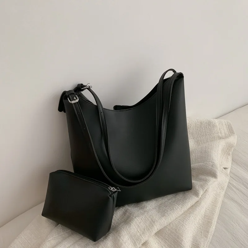 

Women's Retro Fashion One Shoulder Bag New Leisure Tote Large Capacity Simple Messenger Crossbody Bag Satchels