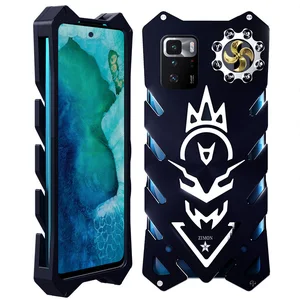 zimon armor ii aviation metal phone bag case for xiaomi redmi k40 k30s ultra note 10 9 pro 5g powerful outdoor anodized aluminum free global shipping