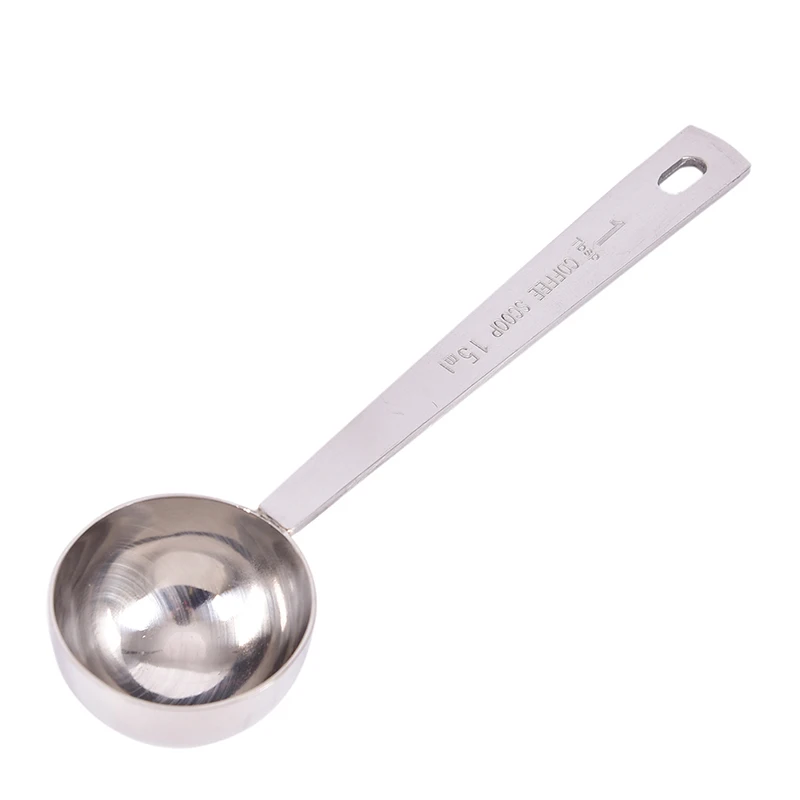 

Coffee Measuring Spoon Tablespoon Stainless Steel Scoop Coffee Tea Baking Sugar