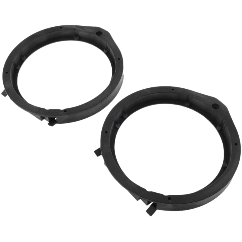 

2Pcs Black 6.5 inch Car Speaker Mounting Spacer Adaptor Rings for Honda Civic Accord Crv Fit City