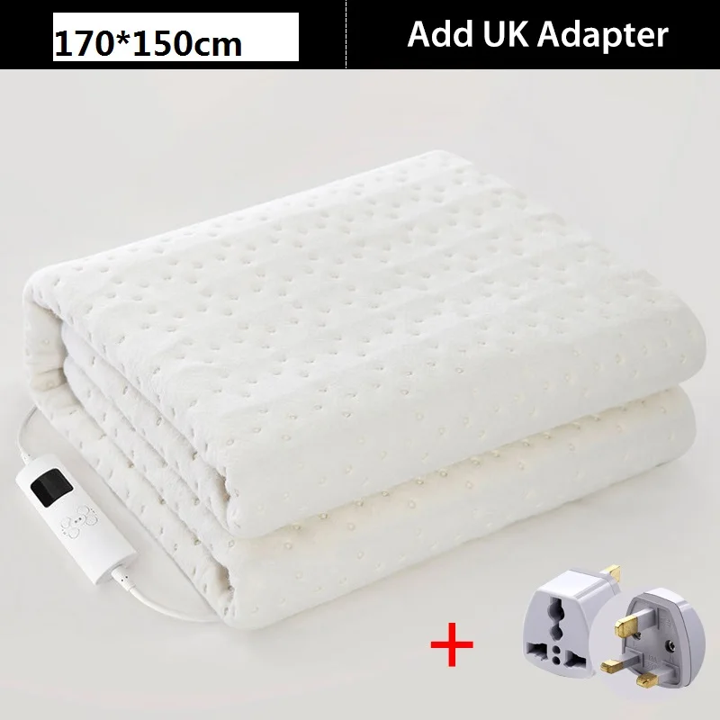 170x150 UK Adapter Xiaomi youpin, умное удаление клещей, электрическое одеяло, безопасность, синхронизация, интеллектуальный контроль температуры, удобная стирка для зимы - Color: 170x150 UK Adapter
