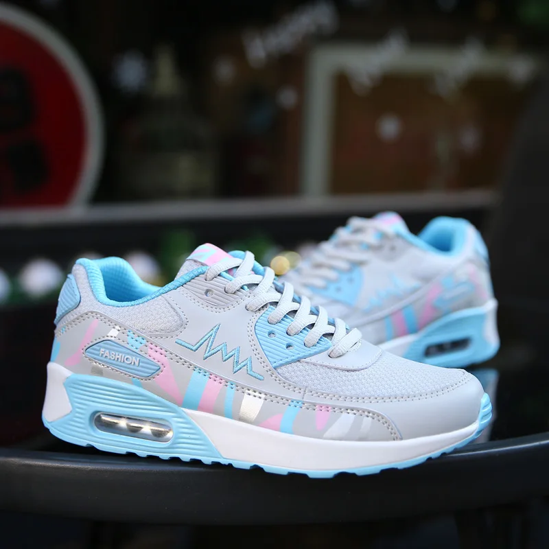 

Women's Classic Cushion Running Shoes Outdoor Tennis Training Shoes Gym Sports Jogging Casual Shoes Flat Breathable Sneakers