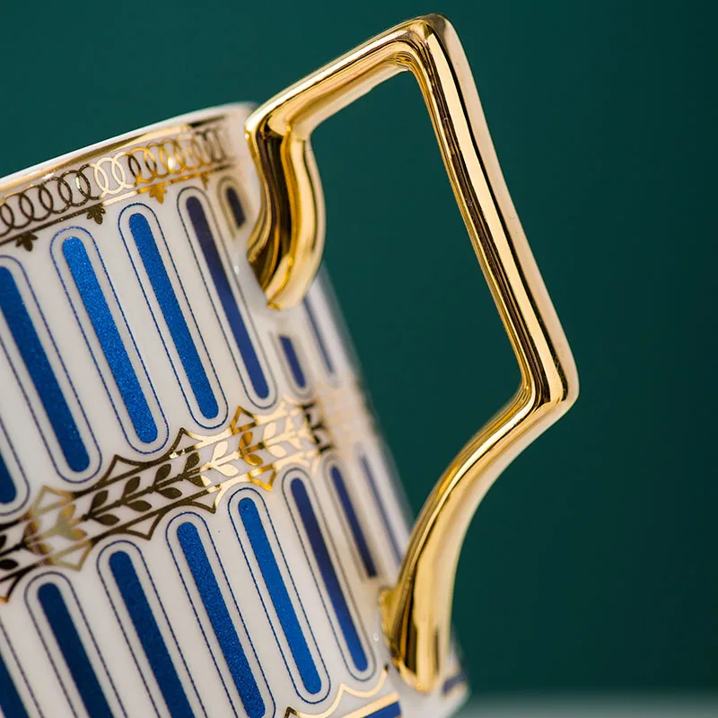 Керамическая кофейная чашка и блюдца из Пномпеня Европейский послеобеденный чай