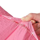 25 шт., розовые полиэтиленовые конверты для почтовых отправлений