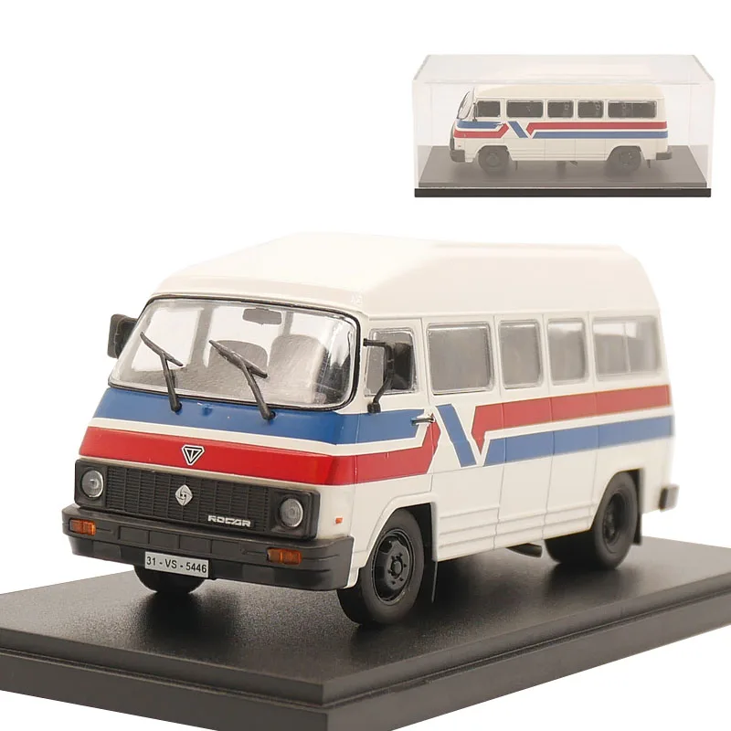 

Diecast 1/43 Scale ROCAR TV 35 Model Cars Romanian Bus Alloy Vehicle Classic Collection Display Toys for Boys Gift for Kids