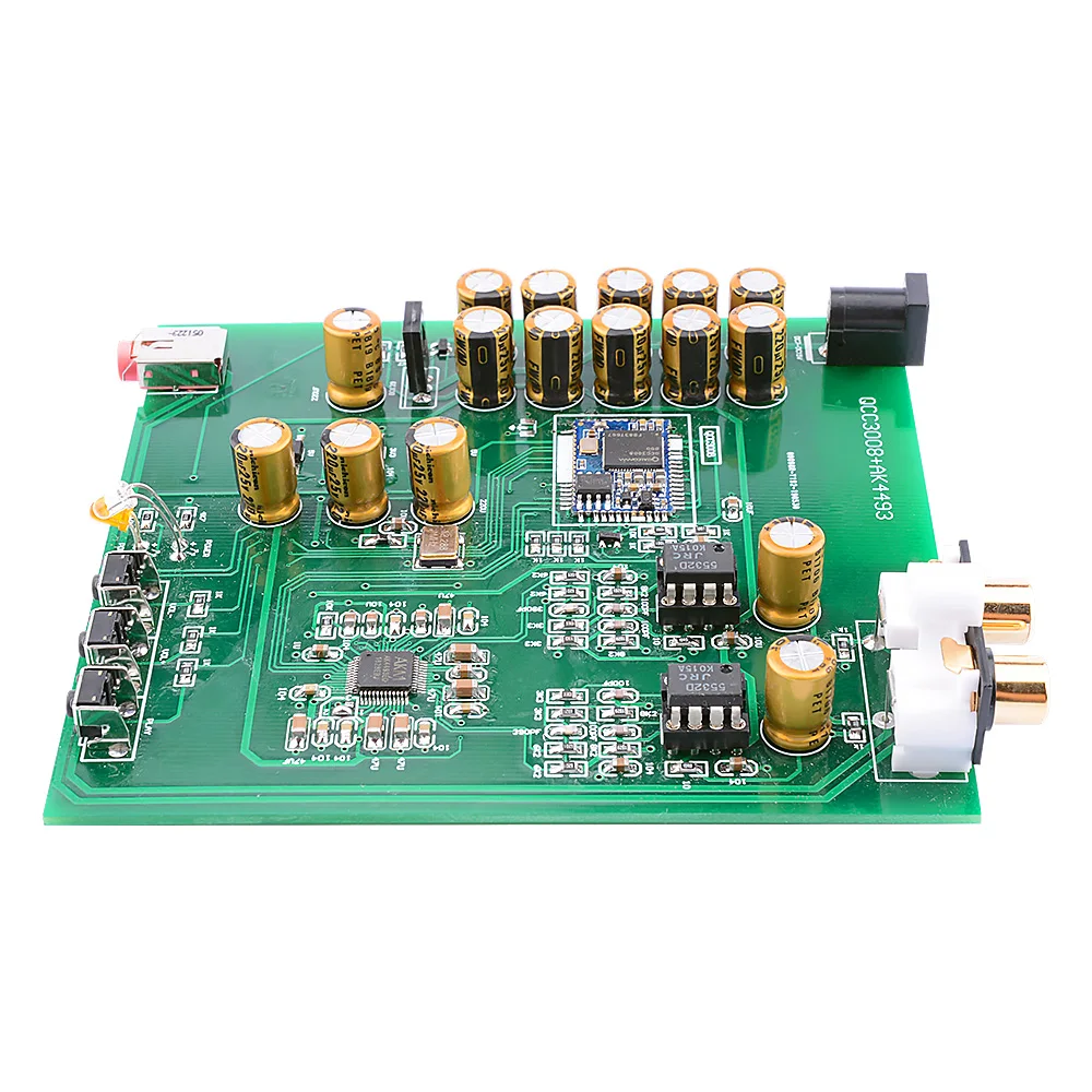 AIYIMA QCC3008 Bluetooth 5 0 декодер аудио Плата DAC AK4493EQ декодирование Op Amp IRC5532 Поддержка