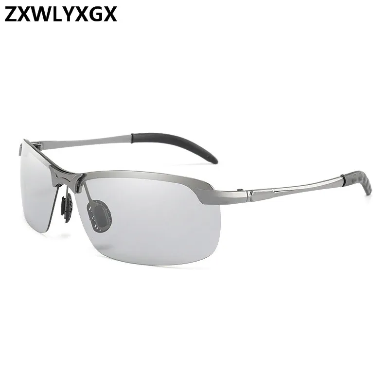 Очки-хамелеоны Мужские поляризационные фотохромные солнцезащитные для вождения